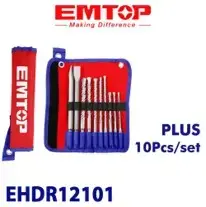 Emtop EHDR12101 | Набор буров SDS Plus 10 шт.