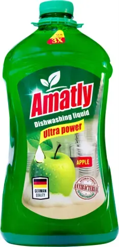 Amatly 4833003051627 | Liquid Dishwashing Detergent Apple 4kg