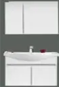 ALICA Turkiye | Bathroom Set MDF 65x45 White