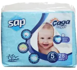 SAP 4833008100740 | Baby Diapers Size 5 Pack of 28 x5