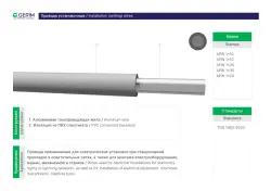 Gerim APV 1x10 | Electrical Wire Aluminum PVC Insulation 200m Spool