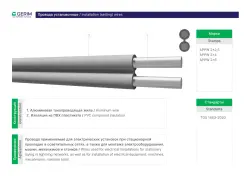 Gerim APPV 2x6 | Electrical Installation Wire Flat Aluminum 200 m Coil