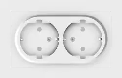 Moderna E01110 | Iki çykyşly ýerli rozetka 16A gizlin