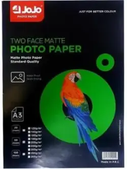 JOJO  | A4 Matte Photo Paper 180gsm Double-Sided 50 Sheets