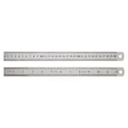 Unbranded | Metal Ruler 30 cm Stainless Steel