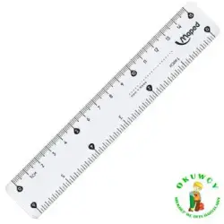 Maped 211150 | Plastic Ruler 15 cm Transparent