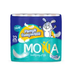 MONA | Toilet Paper 32 Rolls Blue