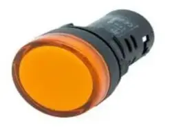 GWEST 22-S | Signal Lamp Ø22mm Yellow 220V AC-DC