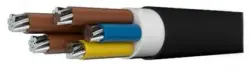 HASÇELİK HS.NAYY 5x70mm²BL | Aluminum Power Cable 5-Core 70mm² Black
