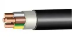 HASÇELİK HS.NYY 4x6mm² | Copper Power Cable 4 Core Black