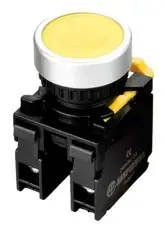 GLORIUS LAY5-EA51(BELL) | Ø22mm Sary NO Düwme