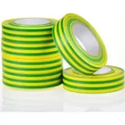 MUTLUSAN 065 133 171 019 | Insulation Tape 10 mm x 19 m Yellow-Green