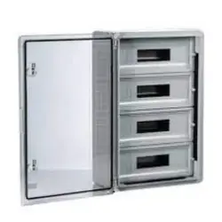 MUTLUSAN 001 046 355019 01 44 | Modular Surface Box 45 Modules Transparent
