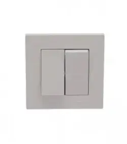 MUTLUSAN 2220 402 0201 | Double Switch White