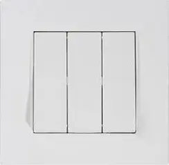 MUTLUSAN 2220 409 0201 | Triple Switch Screw White