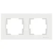 MUTLUSAN 2220 800 1201 | Double Horizontal Frame White ABS