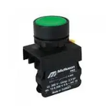 MUTLUSAN 010 104 000004 | 22mm Başlaýyş Düwmesi Ýaşyl