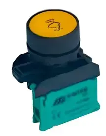 MUTLUSAN SW-AA3371 | Кнопка Пуск 22мм Жёлтая 1НО