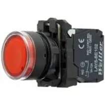 MUTLUSAN 010 104 000 041 | Spring Stop Button 22 mm LED 10-30V DC