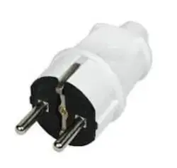 OREL 1201-B | Single-Phase Plug 16A White