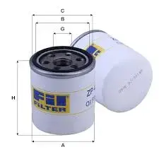 Масляный фильтр FİL FİLTRE ZP 47 A