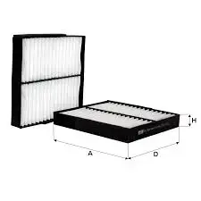 FİL FİLTRE Kabin Filtr HC 7265