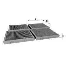 FİL FİLTRE CABIN FILTER HCK 7215-2
