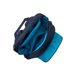 RIVACASE 7561 | Noutbuk sumkasy 16" suw geçirmeýän gara-gök