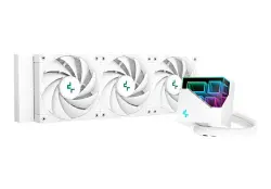 DEEPCOOL CPUFDCLT720WH | 360mm RGB suwuk sowadyş ulgamy 3 fan ak