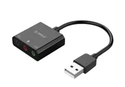 ORICO SCOSKT3 | USB Sound Card 3x Audio Output Black