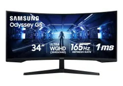Samsung LCDSA34G55T | Игровой монитор 34" изогнутый 165Гц