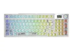 Aula KBAF98PWH | Игровая клавиатура проводная беспроводная BT 2.4ГГц подсветка