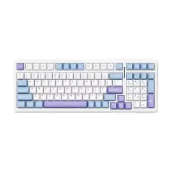 AULA F99 | Wired Gaming Keyboard Dual ENG/RUS Backlight White+Blue