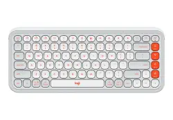 Logitech KBLPKGR | Wireless Gaming Keyboard ENG/RUS Beige-Grey