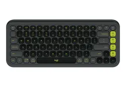 Logitech KBLPOPYEL | Wireless Gaming Keyboard ENG/RUS Black-Yellow