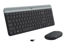 Logitech KBLMK470 | Wireless Keyboard and Mouse Combo ENG-RUS Black