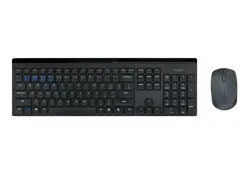 RAPOO KBR8100GTBLK | Simsiz Klawiatura we Syçan Iňlis/Rus Gara