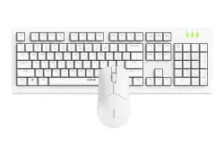 RAPOO X1500 KBRX1500WH | Wireless Keyboard and Mouse Set ENG-RUS White