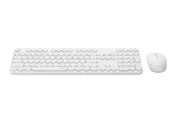 RAPOO KBRX260SWH | Wireless Keyboard and Mouse Set ENG-RUS White