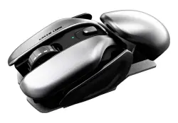 Green Lion G266 | Vertical Wireless Mouse Ergonomic Metal Lite Grey