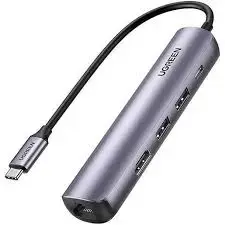 UGREEN DSUGCM418 | Док-станция Type-C на 2xUSB3.0 HDMI LAN