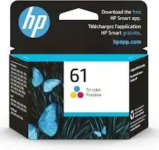 HP CART61C | Цветной струйный картридж + 50 мл чернил