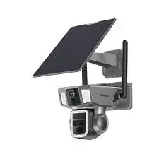Powerology CAMPOWERPPBCHA69BK | Outdoor Security Camera 2K 360° PTZ Solar