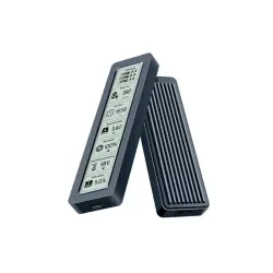 CASE CASESL-TN26P | SSD NVMe Enclosure with Display Black