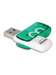 Philips FLPH8GFD05B | Флешка 8ГБ USB 2.0 Белая