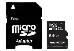 HIKVISION MICSDHV64GBC10 | MicroSD Card 64GB Class 10 92MB/s + Adapter