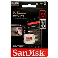 SanDisk MICSDSA512GSDSQXAV-512G-GN6MN | microSD карта 512ГБ 190МБ/с Extreme
