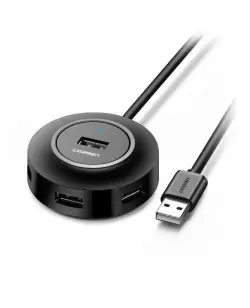 UGREEN UHUBUGCR106B | USB-хаб 4 порта 2.0, кабель 1 м