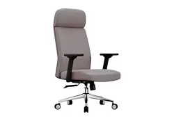 NOEL OCHNDAWH | Office Chair Leather 3D Armrest Gray