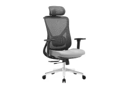 NOEL CHNOPARHGRY | Офисное кресло сетка серое с подголовником
